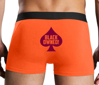 Black Owned - Queen of Spades - Orange Boxer Brief