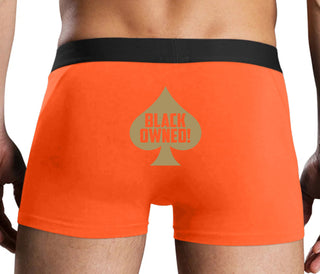 Black Owned - Queen of Spades - Orange Boxer Brief