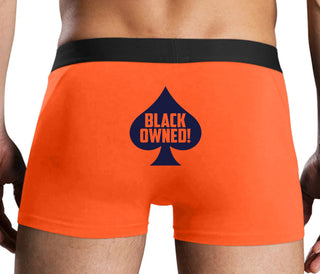 Black Owned - Queen of Spades - Orange Boxer Brief