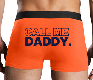 Call Me Daddy - Orange Boxer Brief