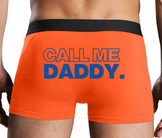 Call Me Daddy - Orange Boxer Brief