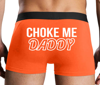 Choke Me Daddy - Orange Boxer Brief