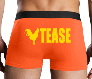 Cock Tease - Rooster - Orange Boxer Brief