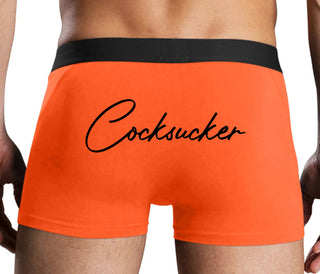 Cock Sucker - Orange Boxer Brief