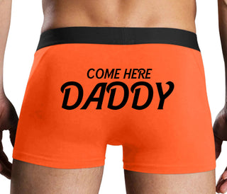 Come Here Daddy - Orange Boxer Brief