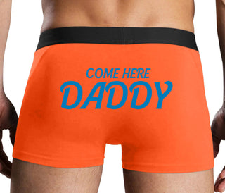 Come Here Daddy - Orange Boxer Brief