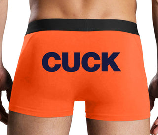 Cuck - Bold Design - Orange Boxer Brief