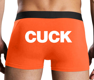 Cuck - Bold Design - Orange Boxer Brief
