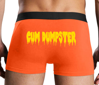 Cum Dumpster - Orange Boxer Brief