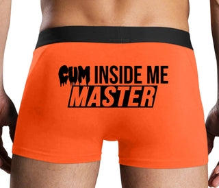 Cum Inside Me Master - Orange Boxer Brief