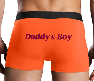Daddy's Boy - Orange Boxer Brief