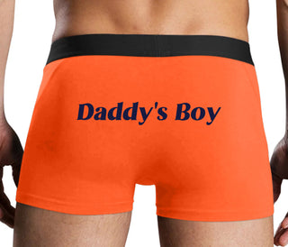 Daddy's Boy - Orange Boxer Brief