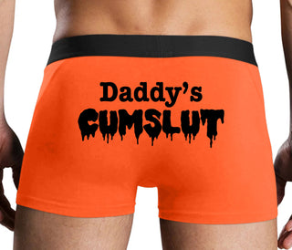Daddy's Cumslut - Orange Boxer Brief