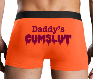 Daddy's Cumslut - Orange Boxer Brief