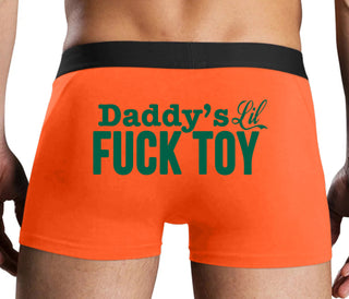 Daddy's Little Fuck Toy - Orange Boxer Brief