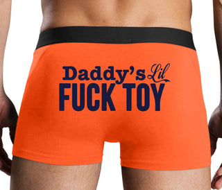 Daddy's Little Fuck Toy - Orange Boxer Brief