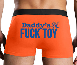 Daddy's Little Fuck Toy - Orange Boxer Brief