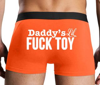 Daddy's Little Fuck Toy - Orange Boxer Brief
