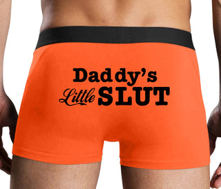 Daddys Little Slut - Orange Boxer Brief