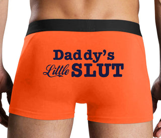 Daddys Little Slut - Orange Boxer Brief