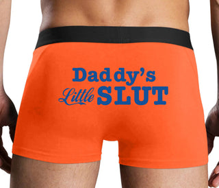 Daddys Little Slut - Orange Boxer Brief