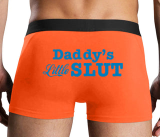 Daddys Little Slut - Orange Boxer Brief