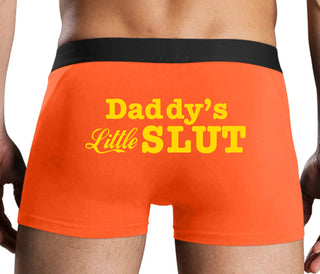 Daddys Little Slut - Orange Boxer Brief