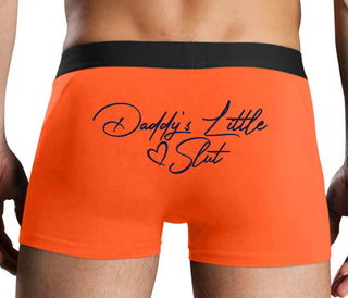 Daddy's Little Slut - Orange Boxer Brief