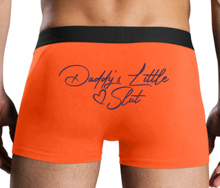 Daddy's Little Slut - Orange Boxer Brief