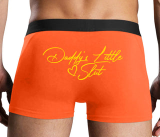 Daddy's Little Slut - Orange Boxer Brief