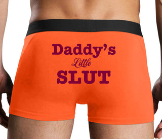 Daddy's Little Slut - Orange Boxer Brief