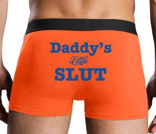 Daddy's Little Slut - Orange Boxer Brief
