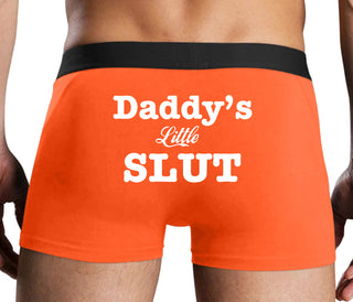 Daddy's Little Slut - Orange Boxer Brief