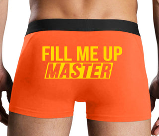 Fill Me Up Master - Orange Boxer Brief