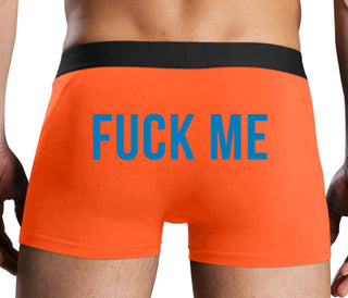 Fuck Me - Orange Boxer Brief