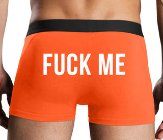 Fuck Me - Orange Boxer Brief