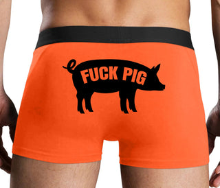 Fuck Pig - Orange Boxer Brief