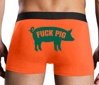 Fuck Pig - Orange Boxer Brief