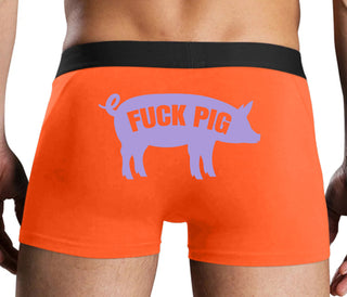 Fuck Pig - Orange Boxer Brief