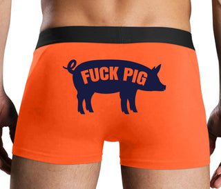 Fuck Pig - Orange Boxer Brief
