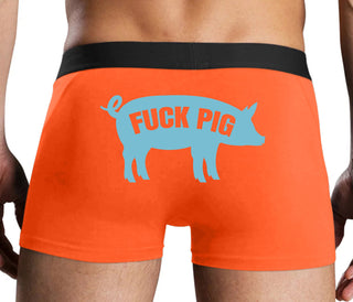 Fuck Pig - Orange Boxer Brief