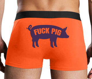 Fuck Pig - Orange Boxer Brief