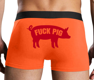 Fuck Pig - Orange Boxer Brief
