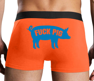 Fuck Pig - Orange Boxer Brief