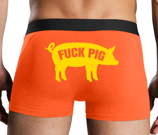 Fuck Pig - Orange Boxer Brief