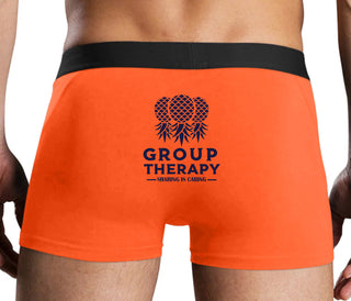 Group Therapy - Sharing Is Caring - Orange Boxer Brief