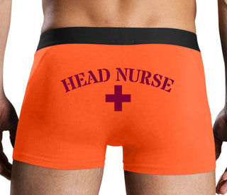 Head Nurse - Orange Boxer Brief
