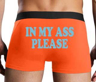 In My Ass Please - Orange Boxer Brief