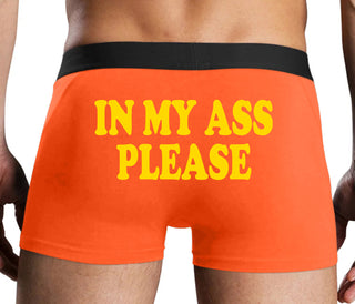 In My Ass Please - Orange Boxer Brief