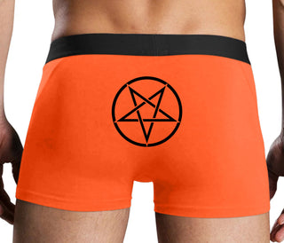 Inverted Pentagram - Orange Boxer Brief